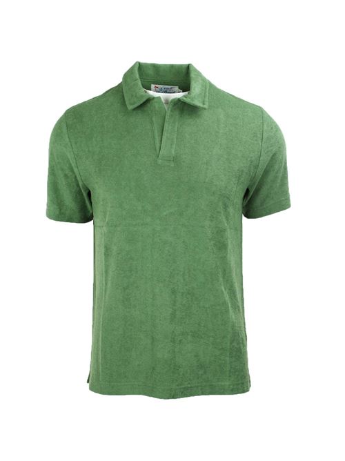 Polo mezza manica in spugna Jeremy Saint Barth MC2 | Polo | JER01395H52